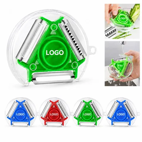 Multi-Function Fruit and Vegetable Peeler with Ergonomic