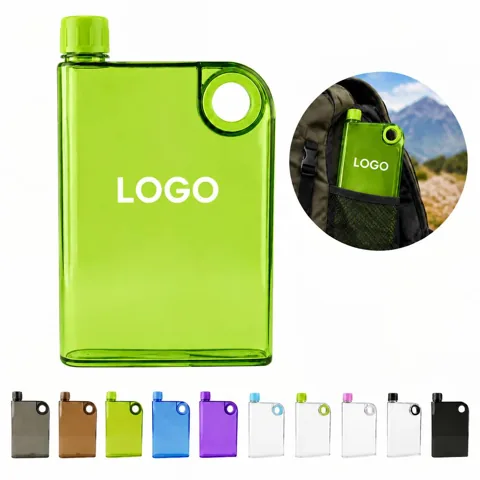 Portable Slim Leak-Proof Flat Water Bottle BPA-Free