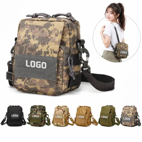 Water-Resistant Oxford Waist Pouch for Outdoor Use