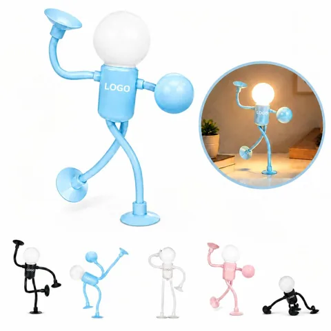 Bendable Neck Suction Night Light for Camping and Reading