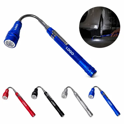 Magnetic LED Work Light with Extendable Pole