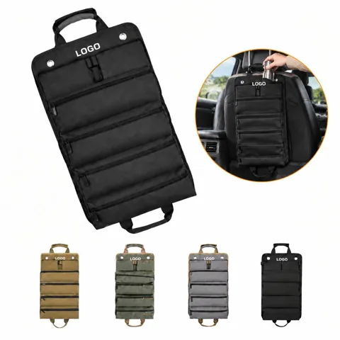 Durable Oxford Tool Storage Bag with Multiple Compartments