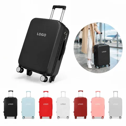 Expandable ABS Travel Luggage Set with Spinner Wheels