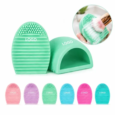 Silicone Makeup Brush Cleaning Egg with Suction Cup