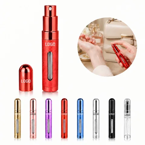 Refillable Mini Aluminum Perfume Spray Bottle for Travel