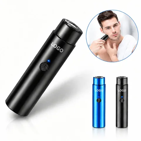 Compact Cordless Travel Shaver for Wet and Dry Use