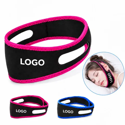 Anti-Snore Chin Strap with Adjustable Fastening for Sleep