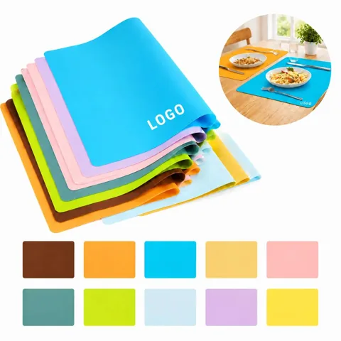 Food-Grade Silicone Baby Feeding & Play Mat with Raised