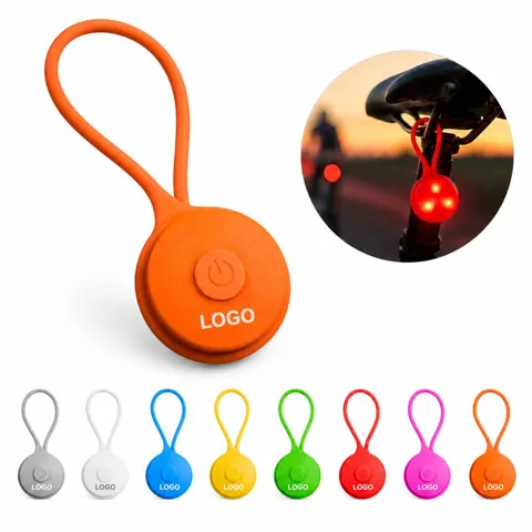 Water-Resistant Silicone LED Safety Light for Backpacks