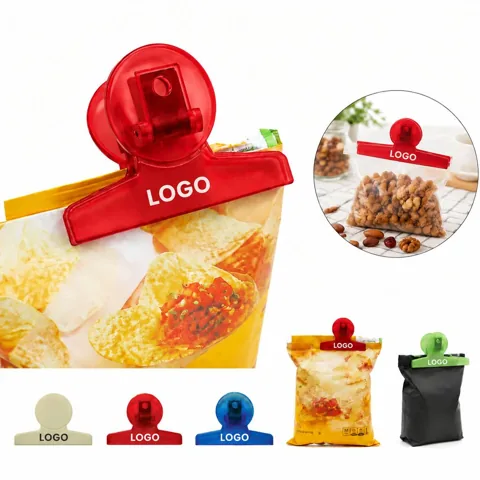 Round Metal Bag Clip for Hands-Free Carrying