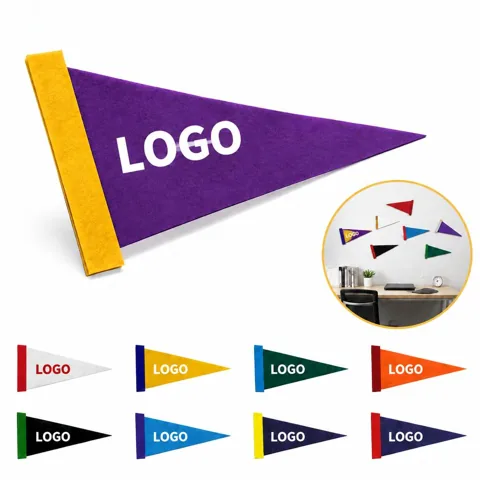Colorful Felt Pennant Banner for Party Decorations
