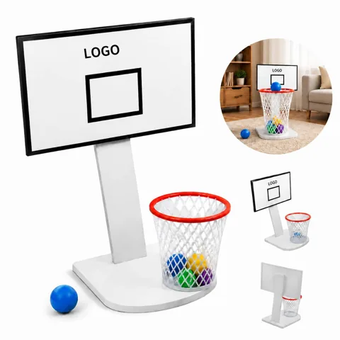 Indoor Mini Basketball Hoop Trash Can Toy Set