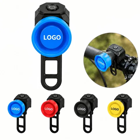 Electronic Bike Horn with Weather-Resistant ABS Housing