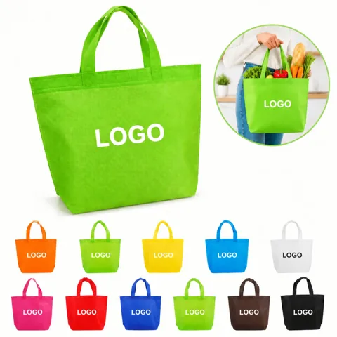Reusable Beveled-Edge Non-Woven Promotional Bags