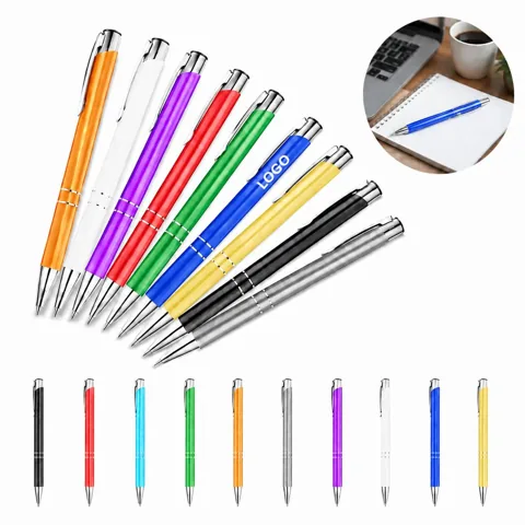 Refillable Metal Gel Pen with Fine-Point Ink