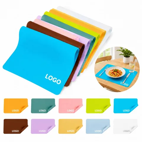 Flexible Food-Grade Silicone Table Mat Heat Resistant