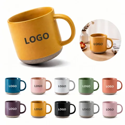 Ceramic Breakfast Mug with Generous Capacity for Drinks