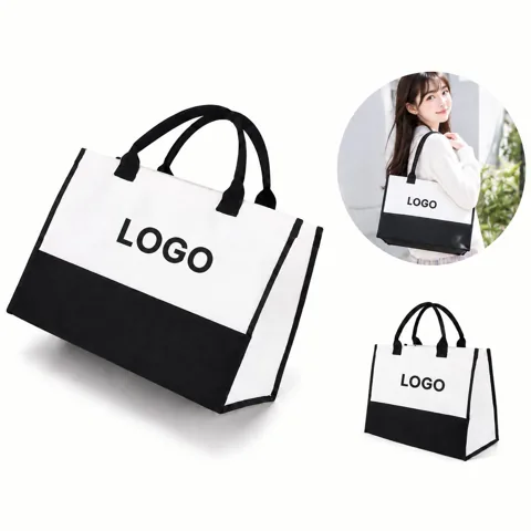 Customizable Cotton Canvas Tote for Daily Shopping