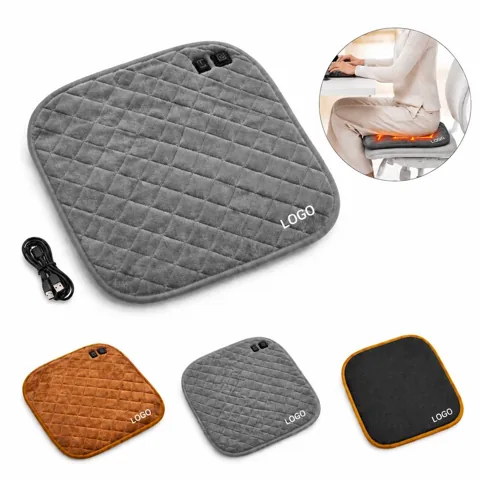 Portable USB-Powered Warming Seat Pad with Adjustable Heat