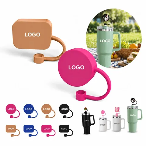 Silicone Straw Cover Cap for Reusable Straws