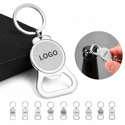 Custom Metal Keychain Bottle Opener Compact Daily Carry