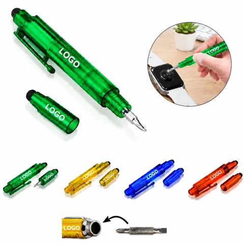 3-in-1 Ballpoint Pen with Screwdriver