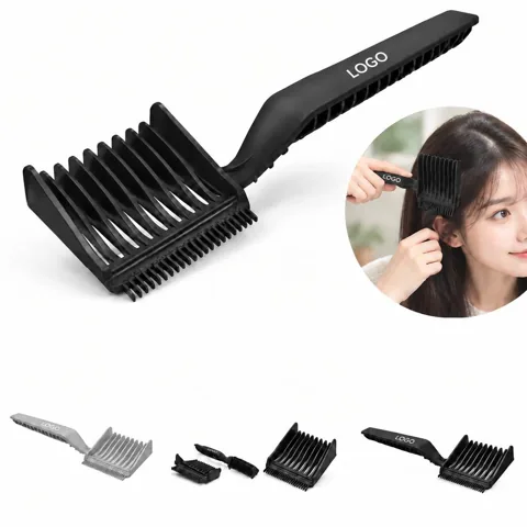 Anti-Static Fade Comb with Fine and Coarse Teeth