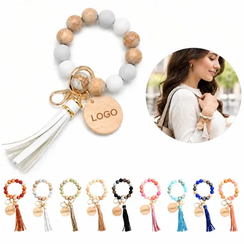 Women's Day Silicone Beaded Bracelet