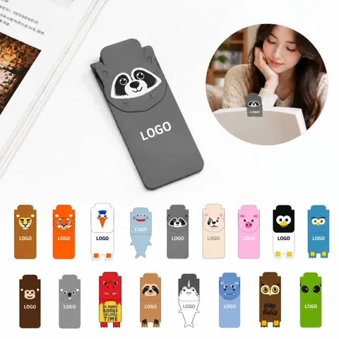 Paw-Shaped Clip Bookmark for Reading