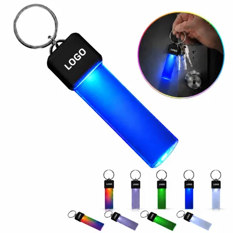 Compact Metal LED Keychain Flashlight Portable