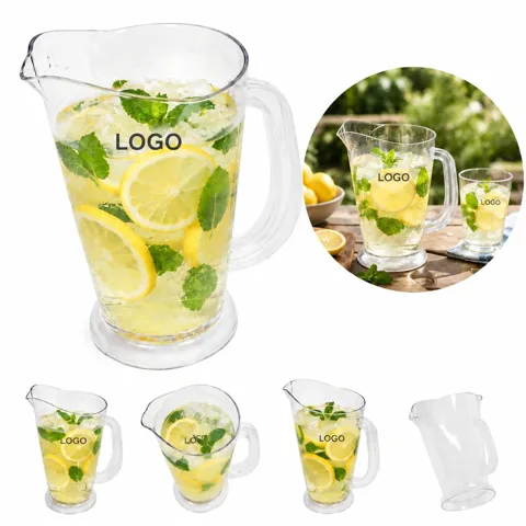 Clear Plastic Beer Pitcher for Parties and Picnics