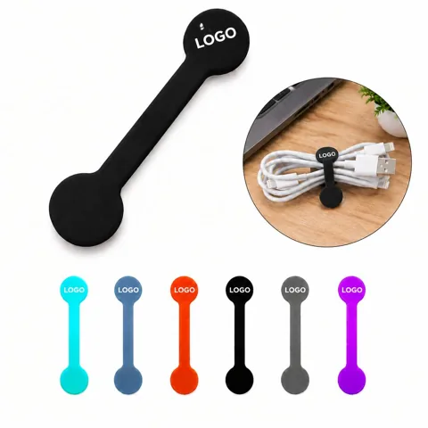 Reusable Self-Adhesive Silicone Cord Organizer