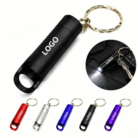 LED Torch Keychain with Bottle Opener