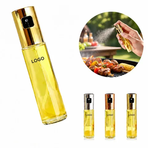 Food-Safe Glass BBQ Oil Spray Bottle with Fine Mist Nozzle
