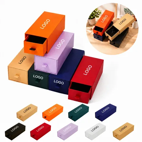 Rigid Drawer-Style Gift Box with Slide-Out Tray