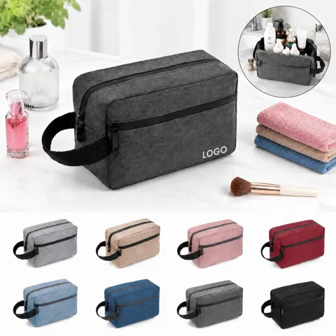 Water-Resistant Oxford Cosmetic and Toiletry Organizer