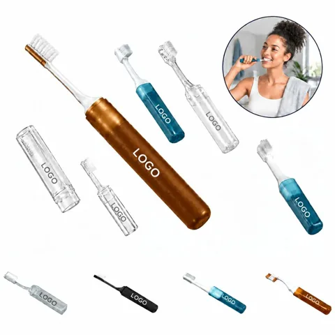 Compact Foldable Toothbrush for Travel and Daily Use