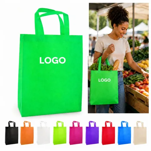 Reusable Foldable Nonwoven Shopping Tote for Daily Use