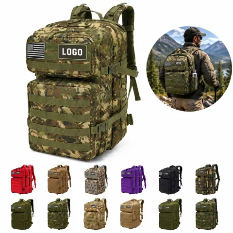 Water-Resistant Tactical Gear Backpack for Outdoor Use