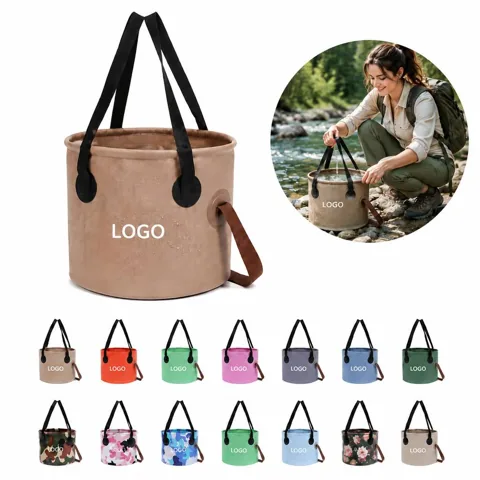 Portable Foldable Outdoor Bucket for Camping and Hiking