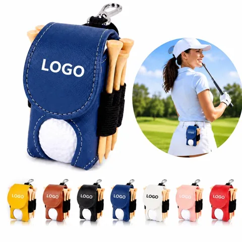 Golf Ball Waist Pack with Adjustable Belt and Padded Pocket