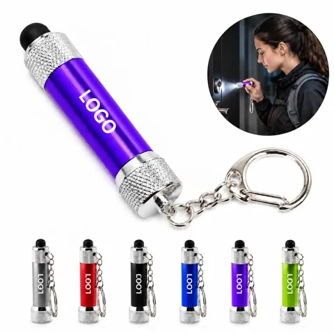 Compact Aluminum LED Keychain Light