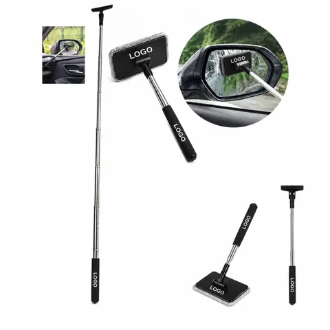 Car Side Mirror Wiper Tool with Dual-Head Rubber Blade