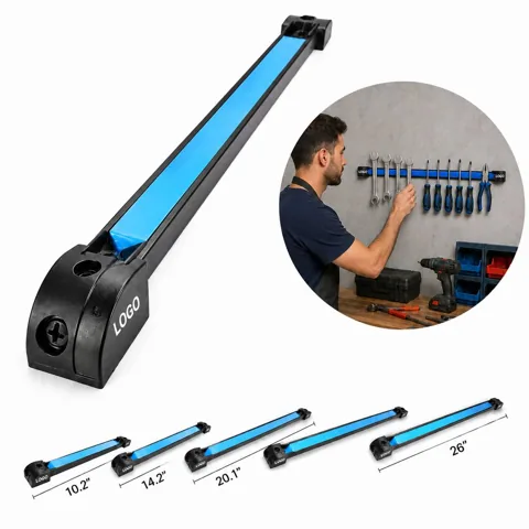 Magnetic Wall Mount Tool Holder Strip for Metal Tools
