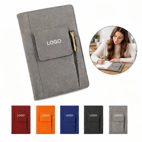 Waterproof A5 Synthetic Leather Notebook for Note-Taking