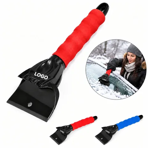 Windshield Ice Scraper with Efficient Plow Design