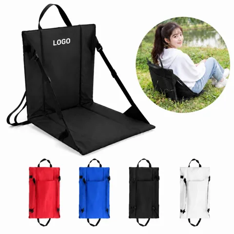 Portable Foldable Stadium Seat Cushion with Back Support