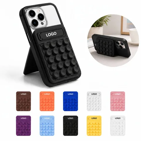 Silicone Suction Cup Phone Stand with Flexible Adjustable