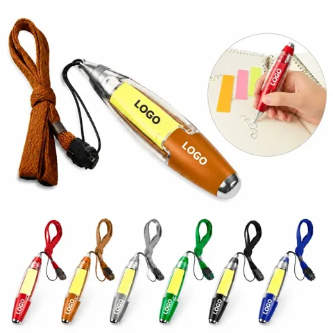 Customizable Ballpoint Pen with Neck Lanyard for Promotions