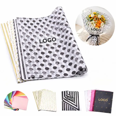 Custom 17 GSM Wrapping Tissue Paper for Packaging